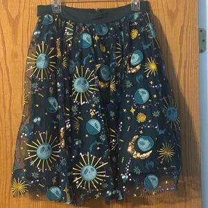 Disney The Nightmare Before Christmas Her Universe Size Large Tulle Skirt Teal